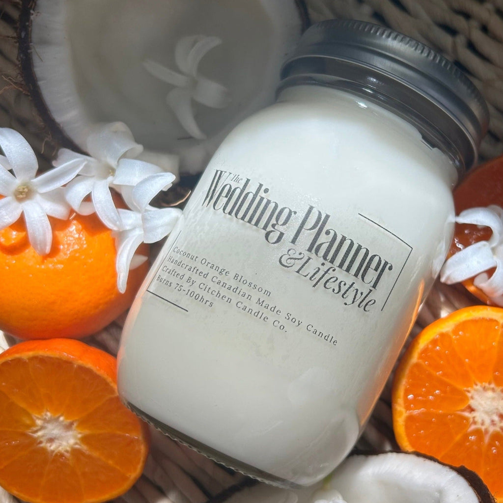 Coconut Orange Blossom | Citchen Candle Co. | The Wedding Planner Lifestyle 
