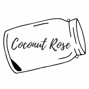12oz Coconut Rose Scented Soy Candle
